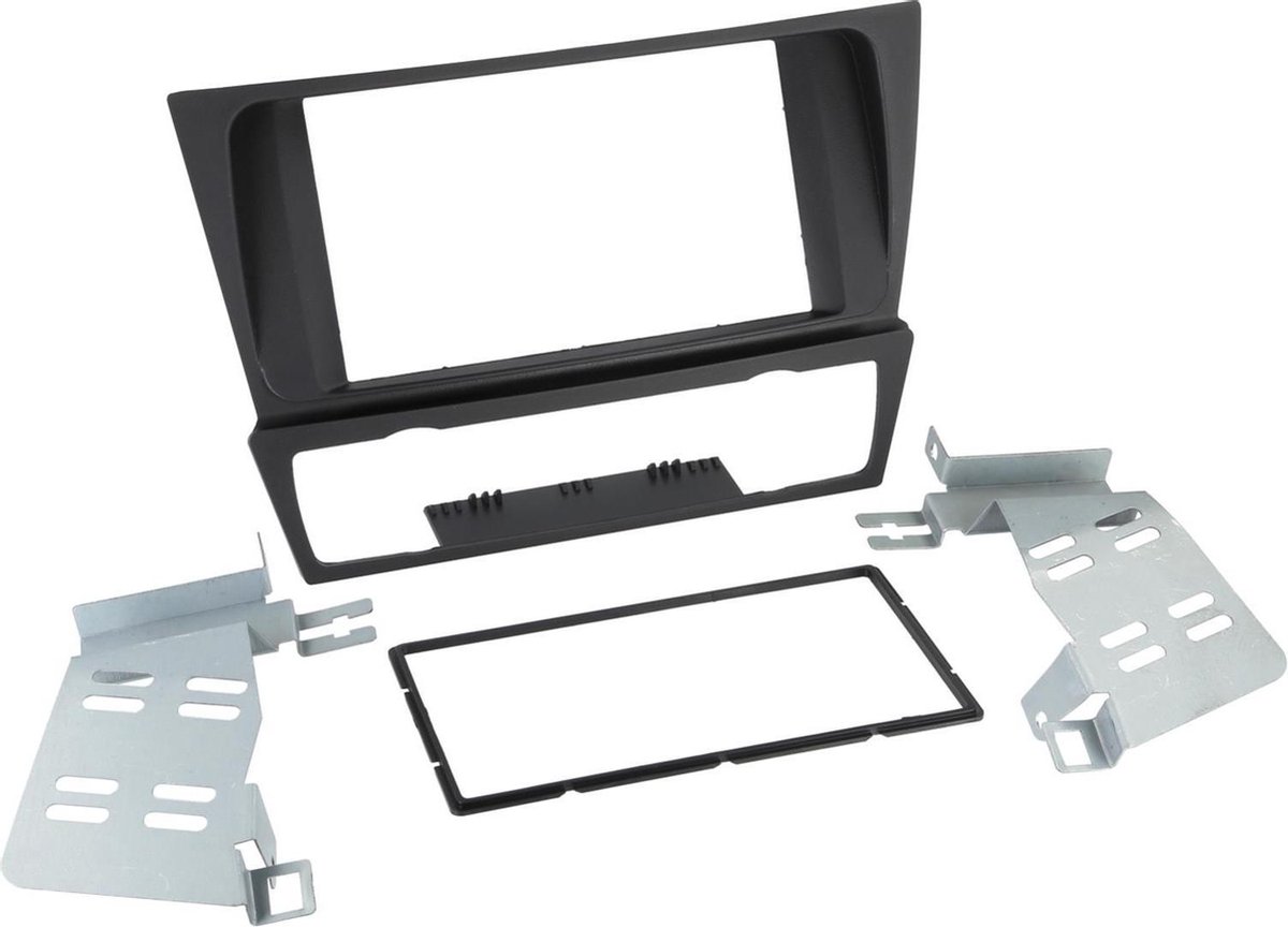 2-DIN Paneel geschikt voor BMW 3-Serie (E90) 2006-2012 Kleur Zwart