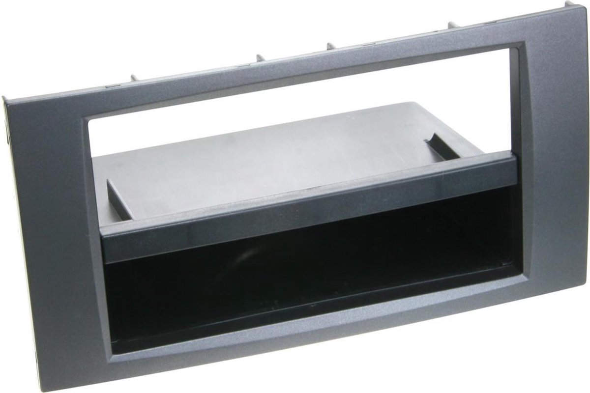 1-DIN Paneel geschikt voor Ford Focus/ C-Max/ Fiesta/ Fusion/ Galaxy/ S-Max/ Transit/ Kuga/ Antraciet