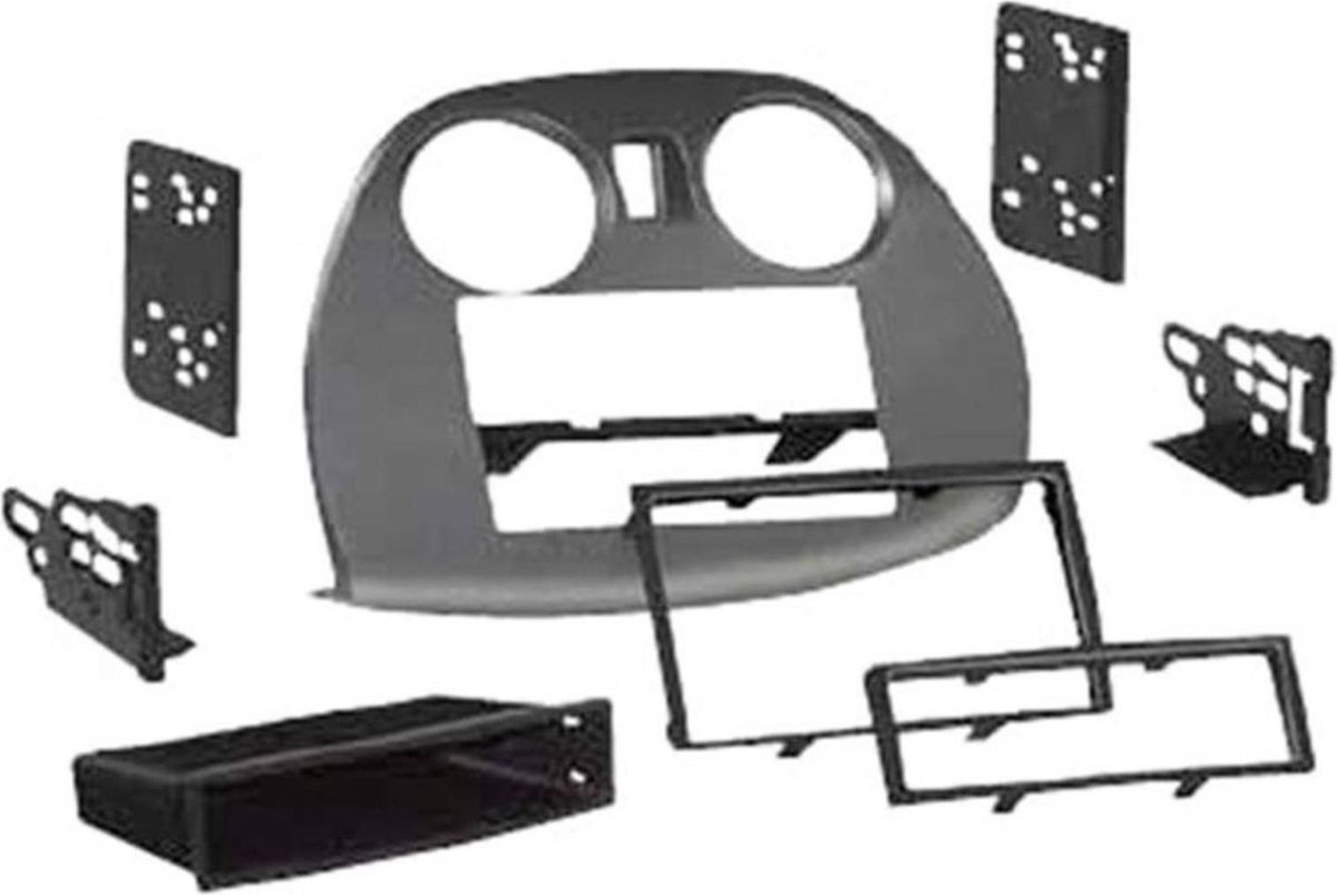 2-DIN Paneel geschikt voor Mitsubishi Eclipse 2005-2012 Kleur: Zwart