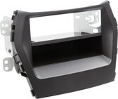 2-DIN Paneel met Pocket Hyundai Santa Fé (DM) 2012-2019 Kleur: Zwart