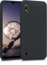 Soft Backcover Hoesje Geschikt voor: Samsung Galaxy A10E Lite - Silicone - Zwart
