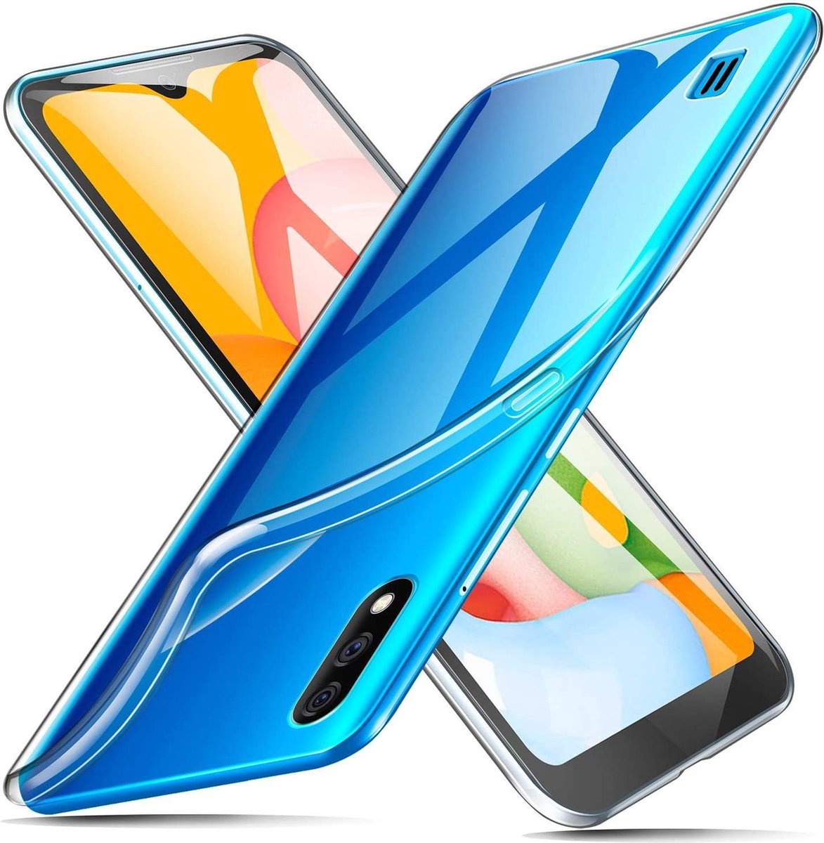 Soft Backcover Hoesje Geschikt voor: Samsung Galaxy A01 - Silicone - Transparant