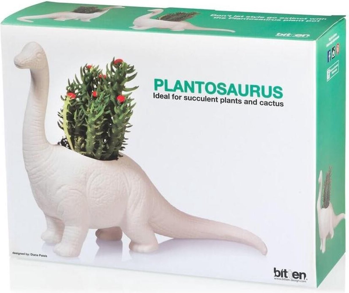 Dino bloempot plantosaurus - Bitten Design | bol.com