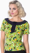 Dancing Days Top -M- VINTAGE HAT Groen