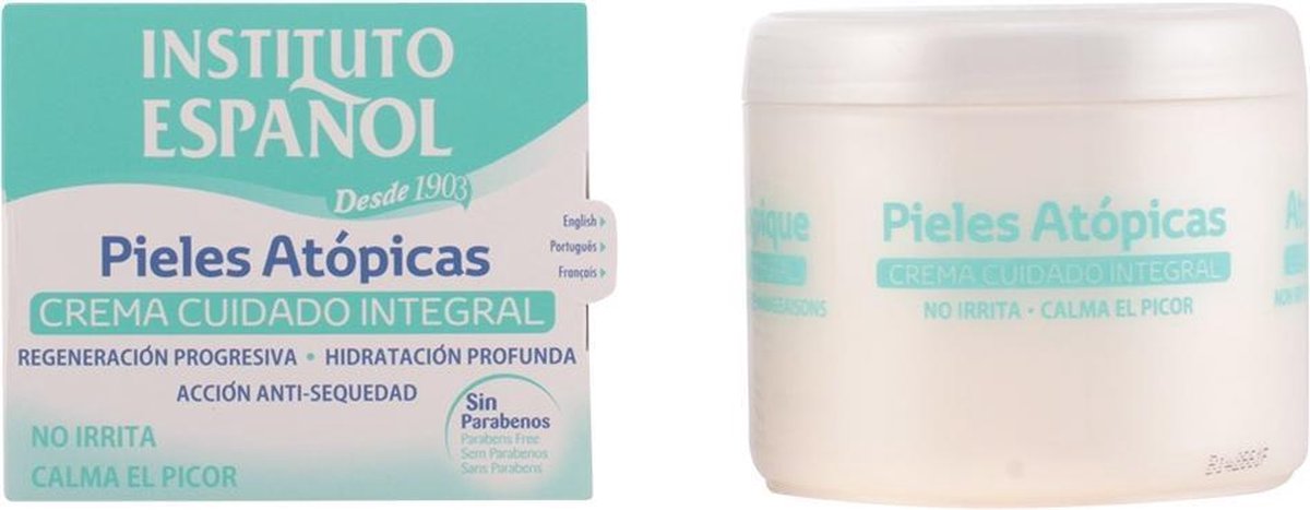 Instituto Español Atopical Körpercreme 430 Ml – Feuchtigkeitscreme Für Empfindliche & Trockene Haut, Ohne Parabene