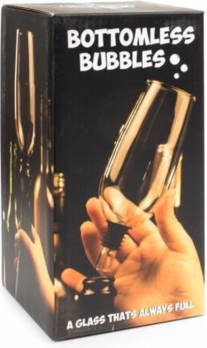 Thumbsup! Wijnglas Bottomless Bubbles 16,5 Cm Transparant