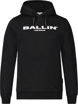 Ballin Amsterdam -  Jongens Regular Fit  Original Hoodie  - Zwart - Maat 128