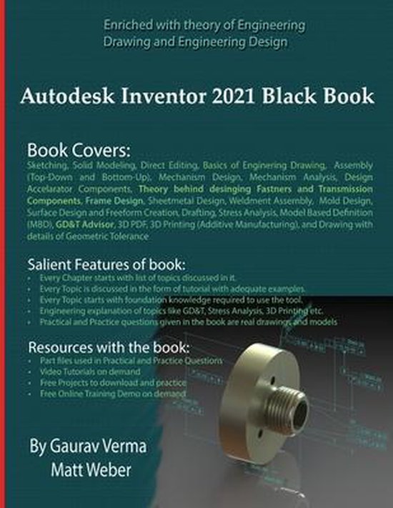 Autodesk Inventor 2021 Black Book - cover