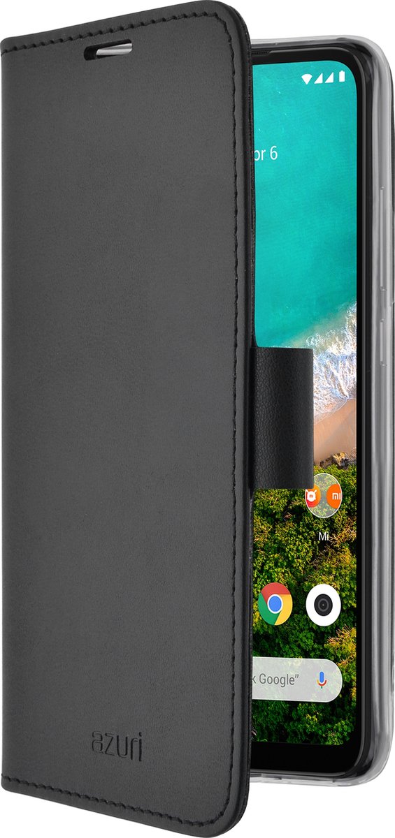 Azuri Xiaomi MI A3 hoesje - Walletcase - Zwart
