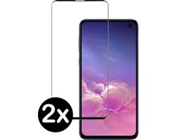 Screenprotector - 2 Stuks - Geschikt voor Samsung Galaxy S10e - Full Cover - Beschermglas - Gehard Glas - Tempered Glass - Screen Protector
