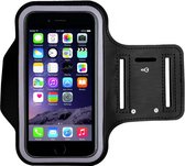 Geschikt voor Apple iPhone SE 2020 Universele Sportarmband - zwart
