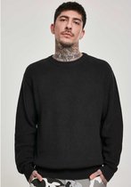 Urban Classics Sweater/trui -XL- Cardigan Stitch Zwart