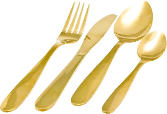 Bestekset Amefa Manille Stonewash Goud (16-delig