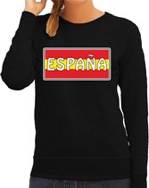 Spanje / Espana landen sweater zwart dames XL