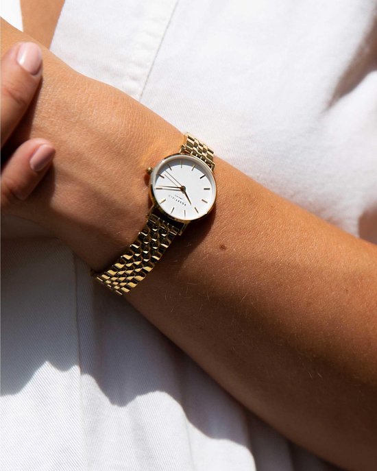 Rosefield Small Edit Dames Horloge Goud Ø26mm 26WSG-267 bol