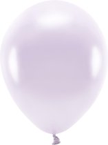 100x Lila paarse ballonnen 26 cm eco/biologisch afbreekbaar - Milieuvriendelijke ballonnen - Feestversiering/feestdecoratie - Lilapaars thema - Themafeest versiering