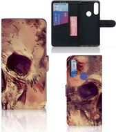 Wallet Case Alcatel 1S 2020 Smartphone Hoesje Skullhead