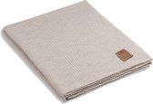 Knit Factory Maxx Plaid - Beige - 160x130 cm