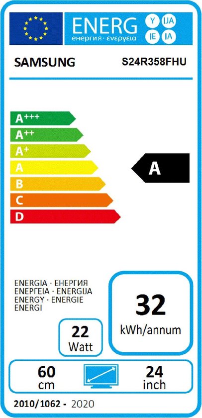 bol.com | Samsung S24R358FHU SR358 Series LED-monitor 24" 23.8