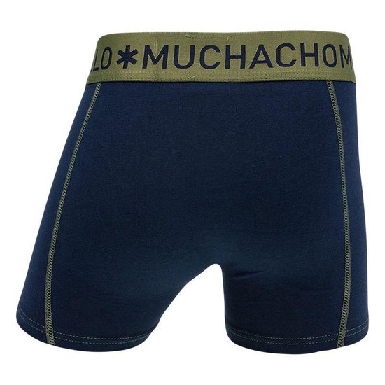 Muchachomalo Basiscollectie Jongens Boxershorts - 3 pack - Donkerblauw/Legergroen/Zwart - 176 - Muchachomalo