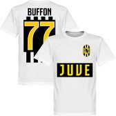 Juventus Buffon 77 Team T-Shirt - Wit - 5XL