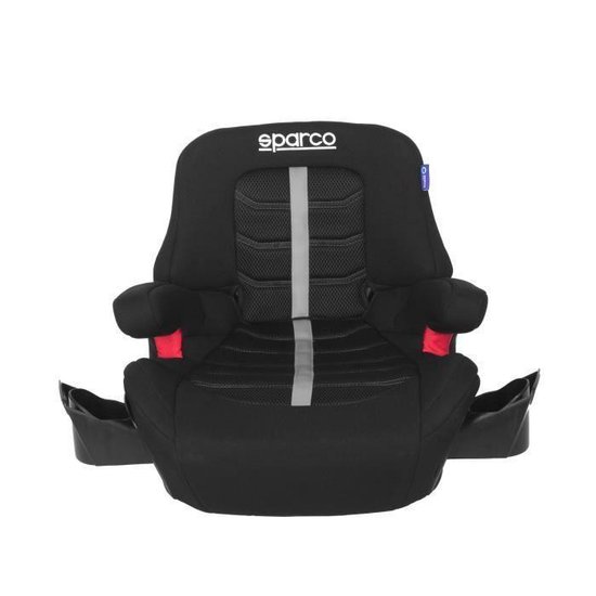 ziel mengen Wijzigingen van SPARCO Isofix lage stoelverhoger met Gr 3-rugleuning - zwart | bol.com