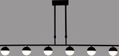 BALL Hanglamp LED 6x5W/450lm Zwart