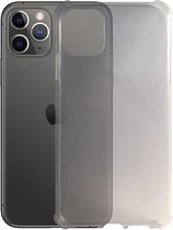 Siliconen hoesje voor Apple iPhone 11 Pro Max - Schok bestendig - Transparant - Inclusief 1 extra screenprotector
