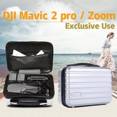 Schokbestendige waterdichte draagbare pc PC harde schaal opbergtas voor DJI Mavic 2 Pro / Zoom en accessoires (zilver)