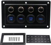 CS-976A1 12-24V 4-weg schakelaars Single Touch Switch Panel voor Car RV Boat Yacht