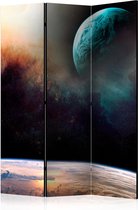 Kamerscherm - Scheidingswand - Vouwscherm - Like being on another planet [Room Dividers] 135x172 - Artgeist Vouwscherm