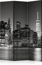 Kamerscherm - Scheidingswand - Vouwscherm - New York Nights [Room Dividers] 135x172 - Artgeist Vouwscherm