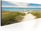 Schilderijen Op Canvas - Schilderij - Solace of the Sea 120x40 - Artgeist Schilderij