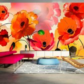 Fotobehang XXL - Velvet poppies