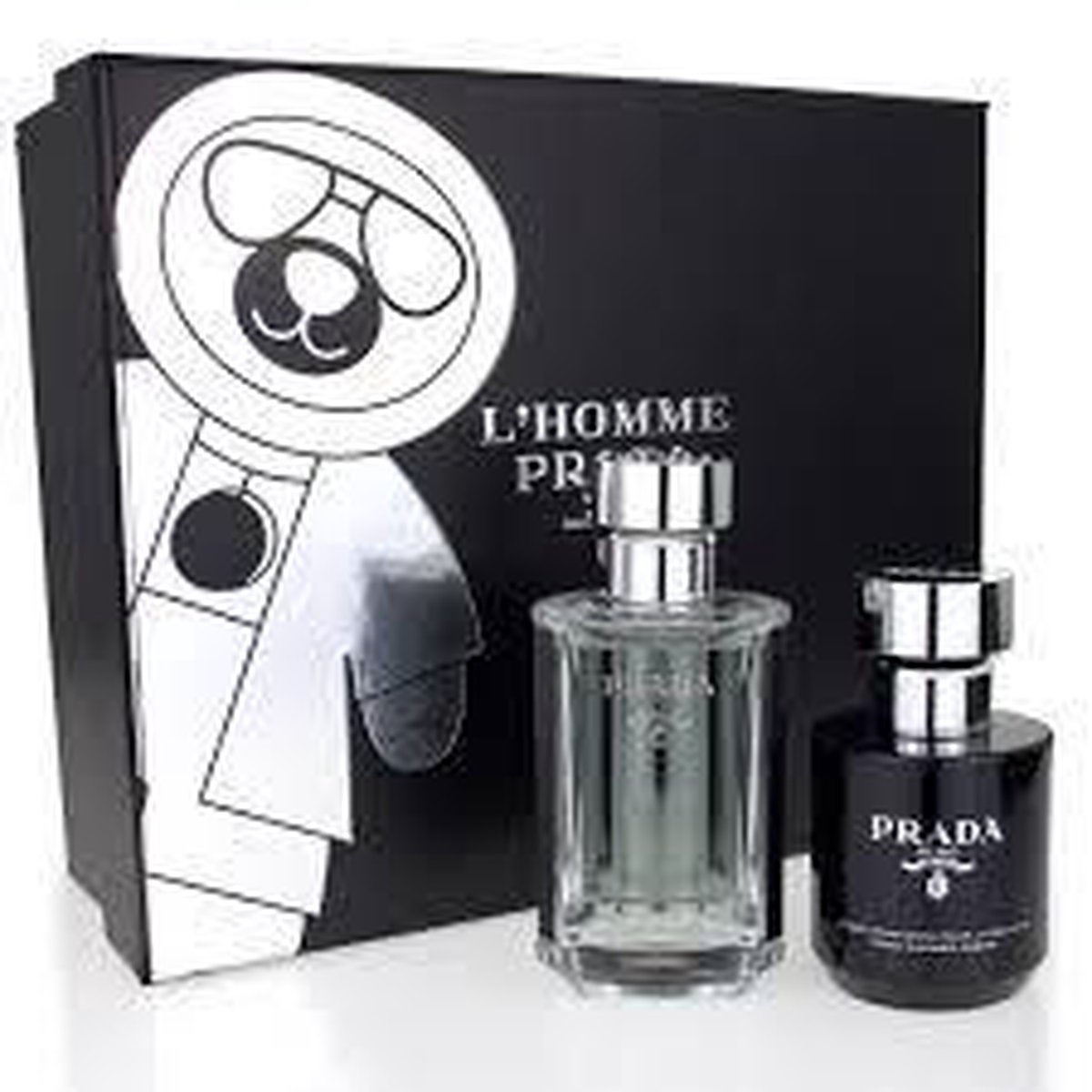 Prada L'Homme Giftset - 50 ml eau de toilette spray + 100 ml showergel - cadeauset voor heren