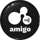 Amigo NFC Button (Zwart) - Digitale Identiteit - Simply Connected