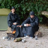 Snug-Rug - Outdoor deken met mouwen en hoed - Kamperen Vissen - Regenpak Regenponcho