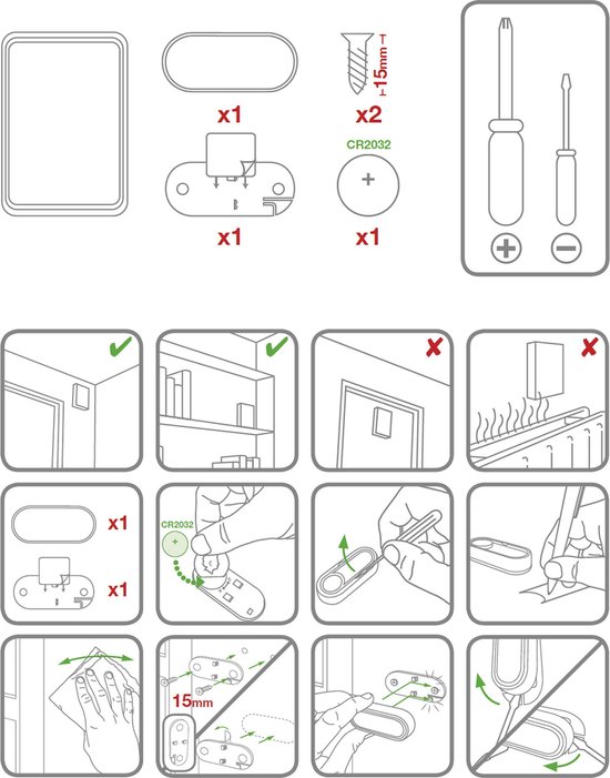 Honeywell Home DC313NP2 - Draadloze deurbel - Wit - Met slaap/stille modus — afbeelding 3