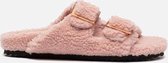 Colors of California Furry Bio pantoffels roze - Maat 38