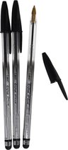 Balpen Bic Cristal Stylus Zwart