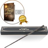 Toverstaf - Geschikt voor Professor Sirius Zwarts / Black kostuum - Magic Wand - Met Treinkaartje - Inclusief Toverspreuken E-book