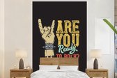 Behang - Fotobehang Rock - Vintage - Armband - Breedte 200 cm x hoogte 300 cm
