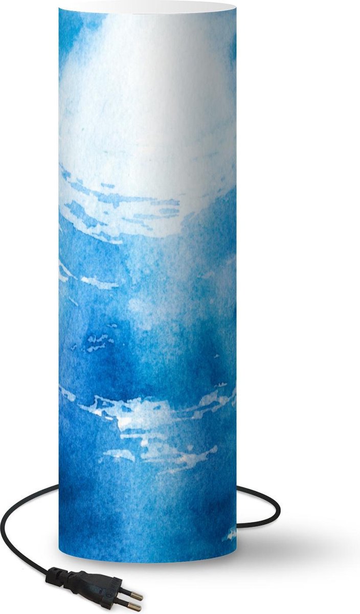 Lamptiger Tafellamp - Waterverf - Ø 19 Cm - E14 - Multicolor
