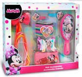 haarborstel en speldjes Minnie Mouse meisjes roze 18-delig