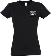 PADELBAAS Dames Shirt Zwart Maat XL - Padelshirt