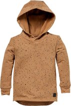 Levv jongens hoodie Silas aop Brown Sand Paint