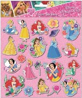 stickervel Princess junior 24 x 20,5 cm foam 22 stuks