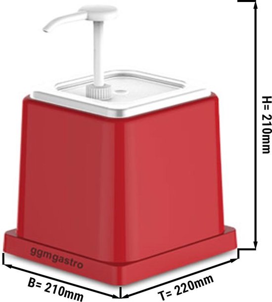 Ketchup dispenser 2 liter GGM Gastro
