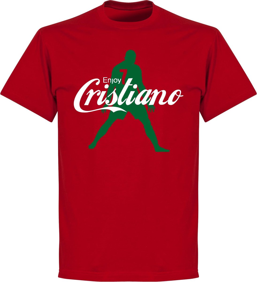 Enjoy Ronaldo T-shirt - Rood - XL