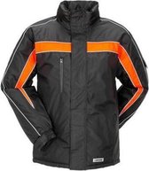 Planam parka Outdoor Cosmic (3601) - Zwart | Oranje - XXXL